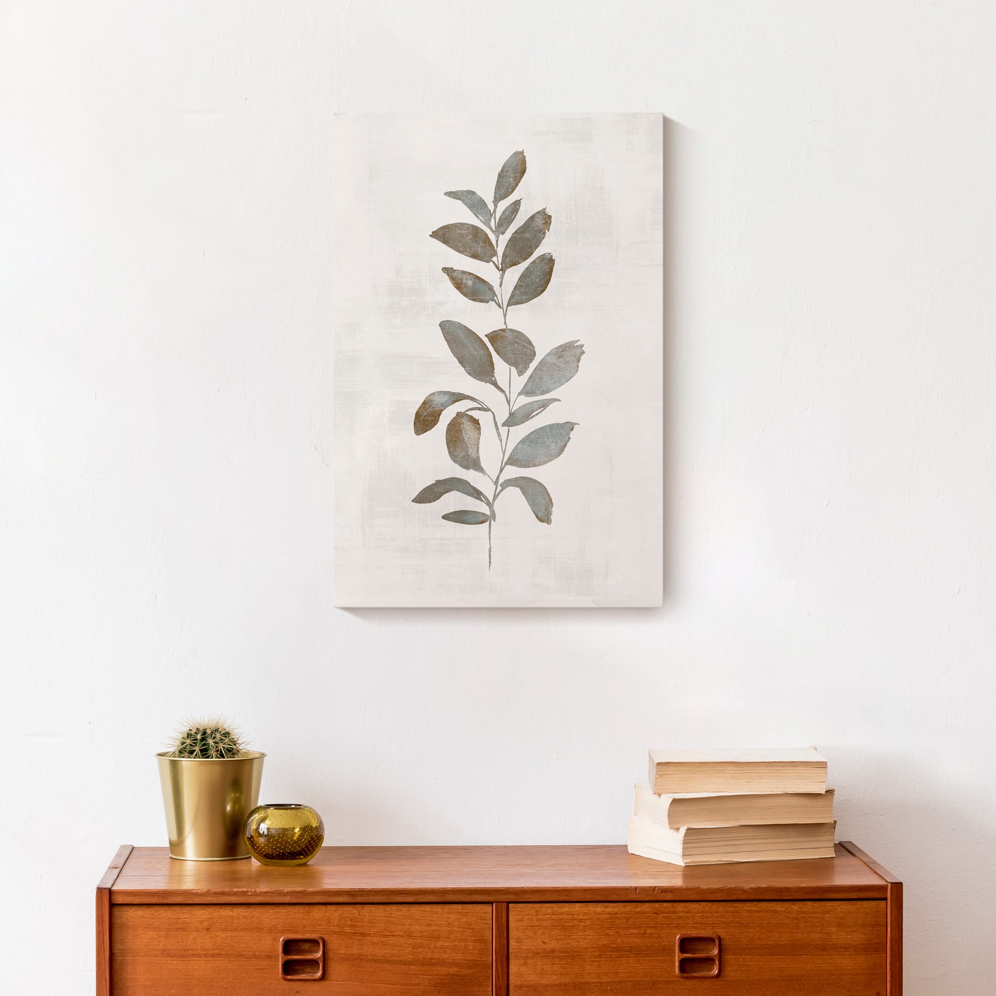 Warm Leaves 12" x 18" Canvas Wall Art